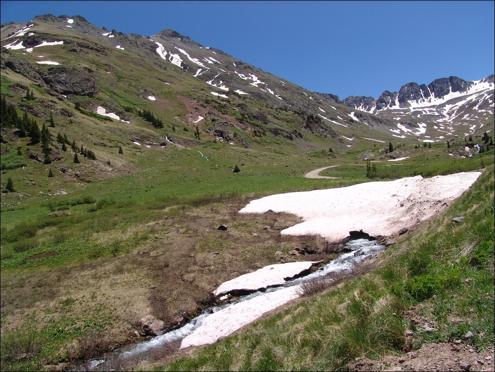 American Basin snowfield